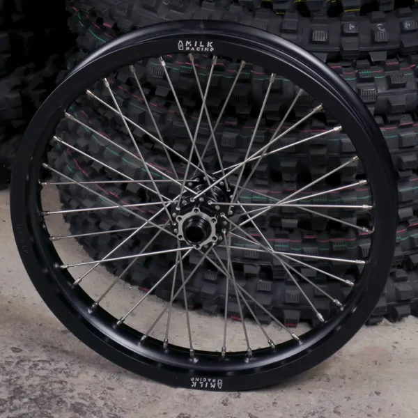 The 16" front wheel for a Talaria XXX e-bike.