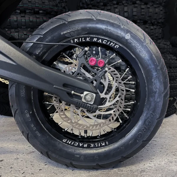 The 12” PitBike Set for a Talaria XXX e-bike with ON-ROAD tires.