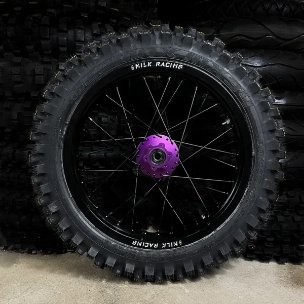 READY TO SHIP: 16" SURRON / E RIDE PRO SS 2.0 / TALARIA / XXX  OFF-ROAD REAR WHEEL PURPLE HUB