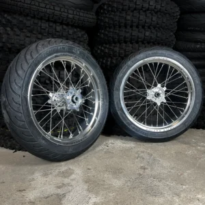 SURRONSTER SILVER 17" SUPERMOTO WHEELSET